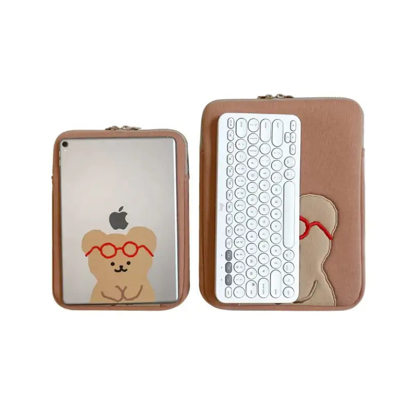 Teteum - Peach iPad Pouch - Teteum - iPad Pouch - Harumio