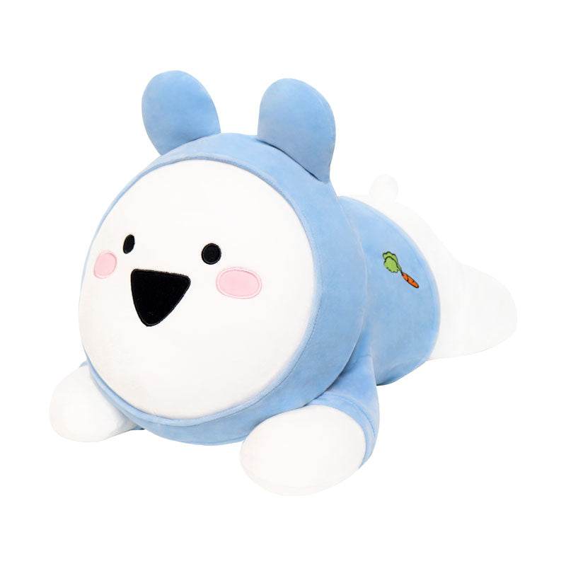 Overaction Bunny - Squishy Pillow Bunny - Blue