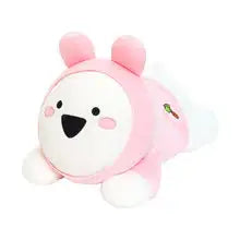 Overaction Bunny - Squishy Pillow Bunny - Pink - Overaction Bunny - Plushie - Harumio