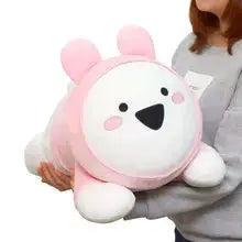 Overaction Bunny - Squishy Pillow Bunny - Pink - Overaction Bunny - Plushie - Harumio