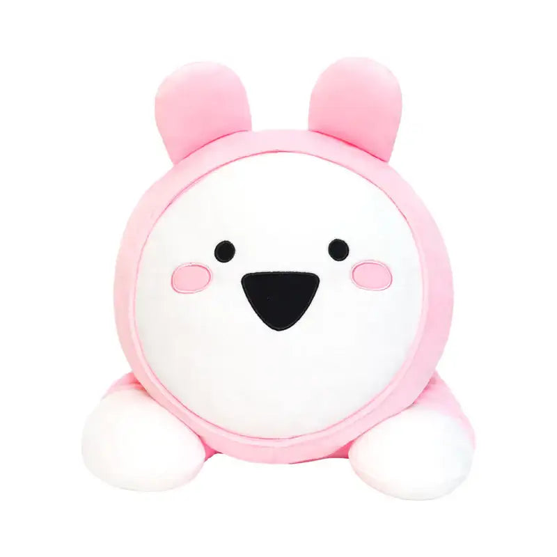 Overaction Bunny - Squishy Pillow Bunny - Pink - Overaction Bunny - Plushie - Harumio