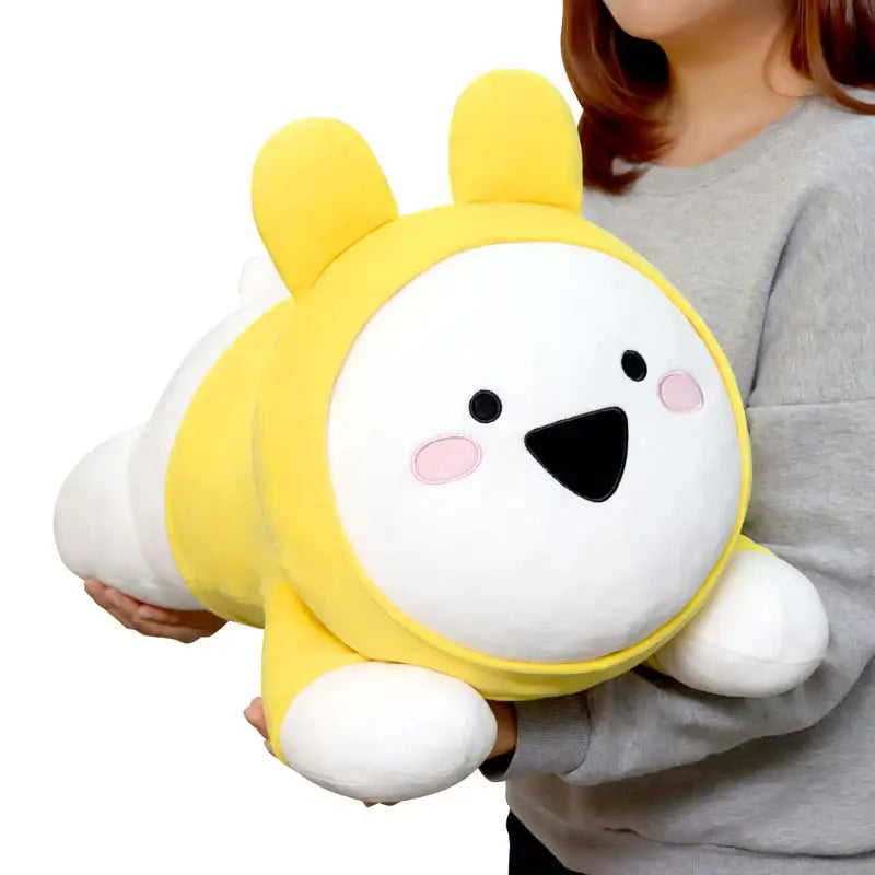 Overaction Bunny - Squishy Pillow Bunny - Yellow - Overaction Bunny - Plushie - Harumio