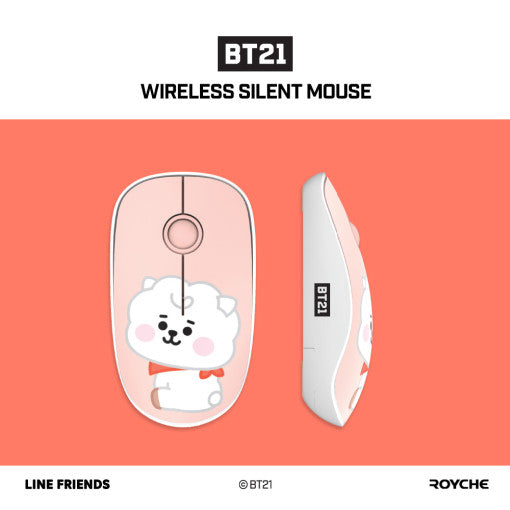 BT21 x Royche - Baby Wireless Silent Mouse