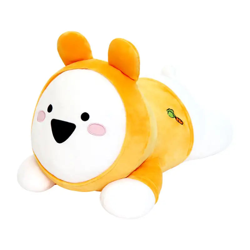 Overaction Bunny - Squishy Pillow Bunny - Orange - Overaction Bunny - Plushie - Harumio