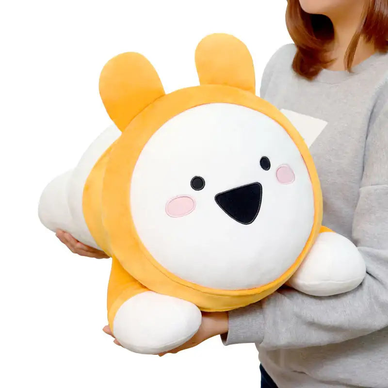 Overaction Bunny - Squishy Pillow Bunny - Orange - Overaction Bunny - Plushie - Harumio