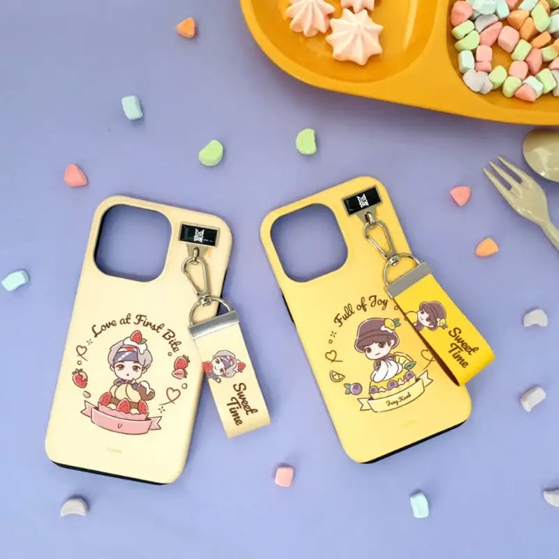 BTS - TinyTAN - Sweet Time Finger Strap - BTS TinyTAN - Mobile Accessories - Harumio