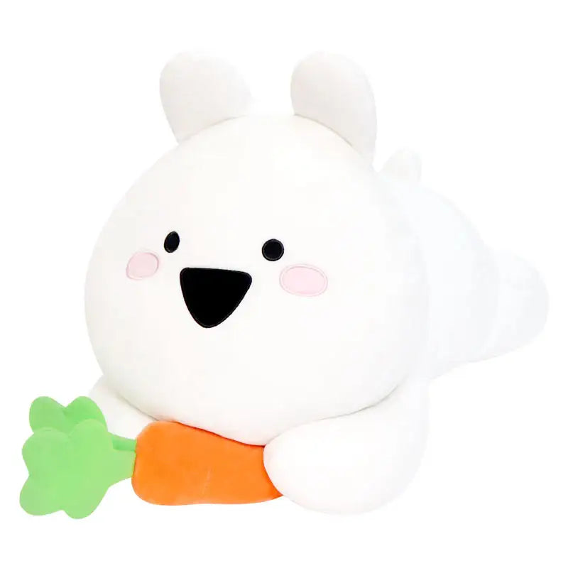Overaction Bunny - Squishy Pillow Bunny - Carrot - Overaction Bunny - Plushie - Harumio
