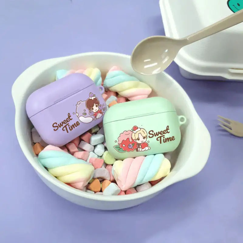 BTS - TinyTAN - Sweet Time AirPods Case - BTS TinyTAN - AirPods Case - Harumio