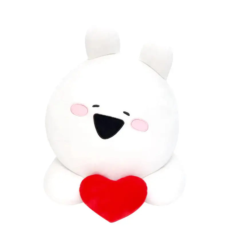Overaction Bunny - Squishy Pillow Bunny - Heart - Overaction Bunny - Plushie - Harumio