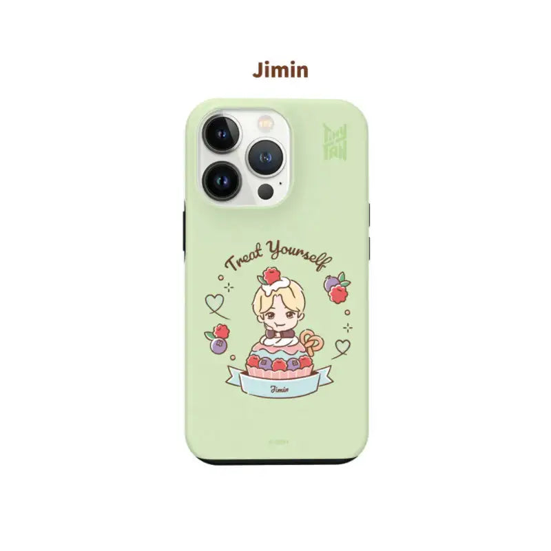 BTS - TinyTAN - Sweet Time iPhone Slim Fit Case - BTS TinyTAN - Phone Case - Harumio