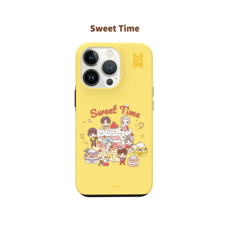 BTS - TinyTAN - Sweet Time iPhone Slim Fit Case - BTS TinyTAN - Phone Case - Harumio