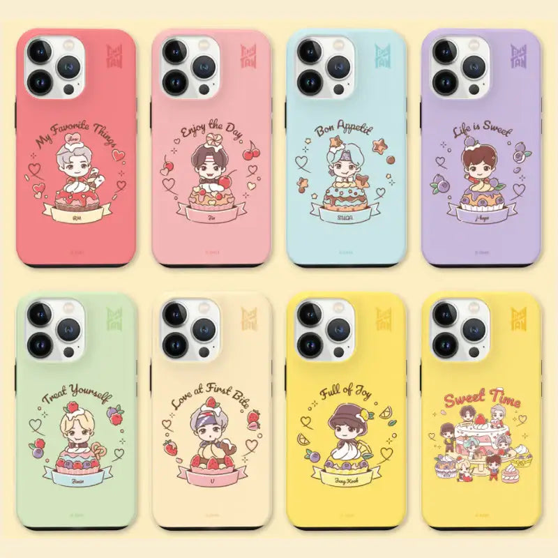 BTS - TinyTAN - Sweet Time iPhone Slim Fit Case - BTS TinyTAN - Phone Case - Harumio