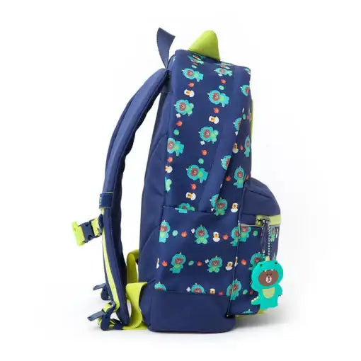 Line Friends - Winter Edition Kids Backpack - Dino Brown - Line Friends - Accessories - Harumio
