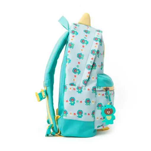 Line Friends - Winter Edition Kids Backpack - Dino Brown - Line Friends - Accessories - Harumio