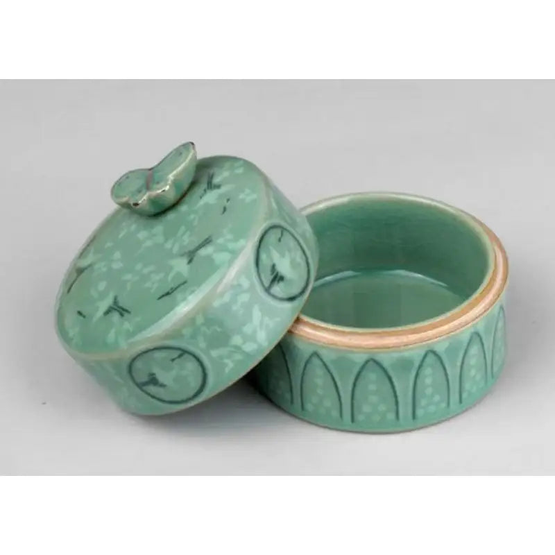 HK Studio - Moony Celadon Musical Jewelry Box - HK Studio - Music Box - Harumio