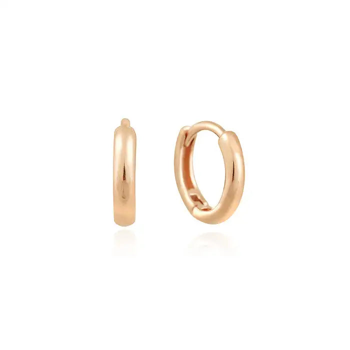 OST - Basic Simple Rose Gold Earrings - OST - Jewelry - Harumio