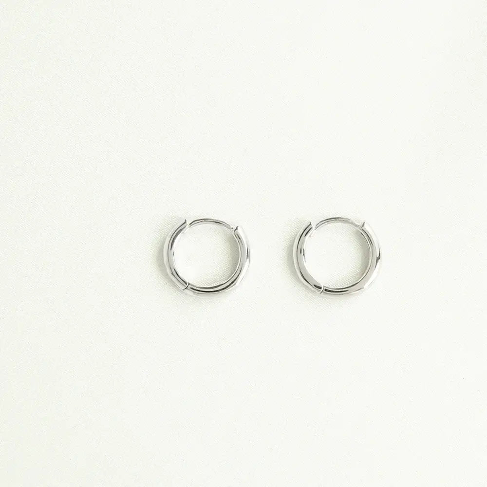 OST - Basic Simple Silver Earrings - OST - Jewelry - Harumio