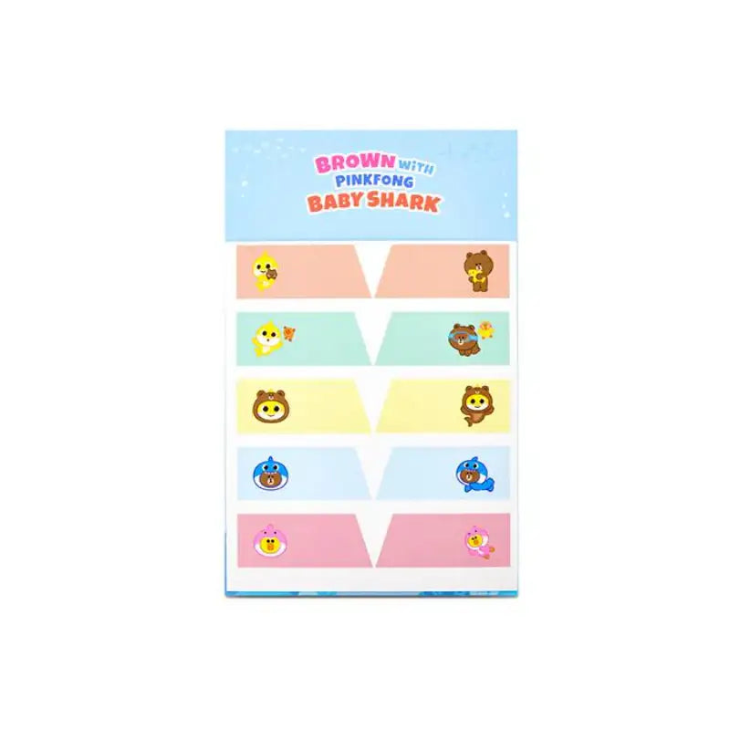 Line Friends x Pinkfong Baby Shark - Kids Height Measure Ruler - Line Friends - Stationery - Harumio