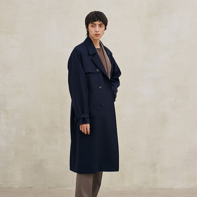 The Knit Company X Lee Soo-hyuk - 20FW Wool Trench Coat