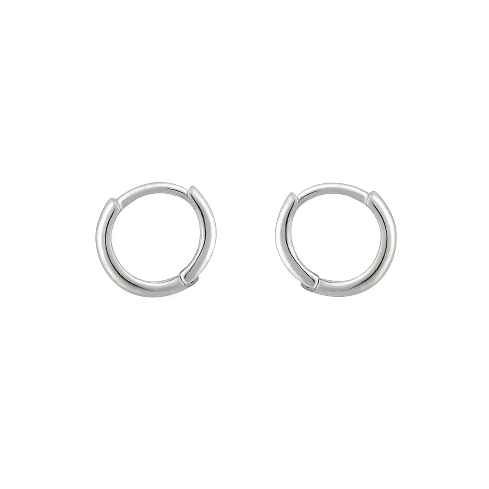 OST - Basic Simple Silver Earrings - OST - Jewelry - Harumio