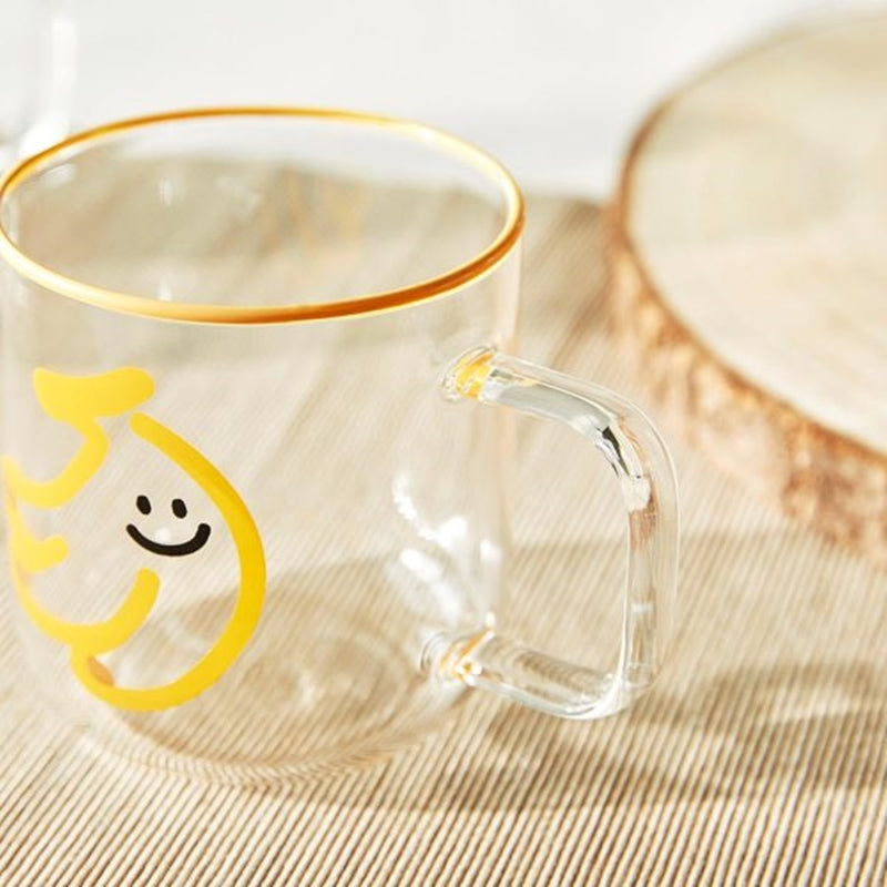 Korean Picnic Day - Heat Resistant Glass Mug