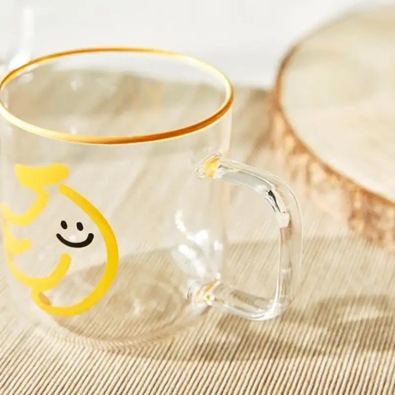 Korean Picnic Day - Heat Resistant Glass Mug - Modern House - Kitchenware - Harumio