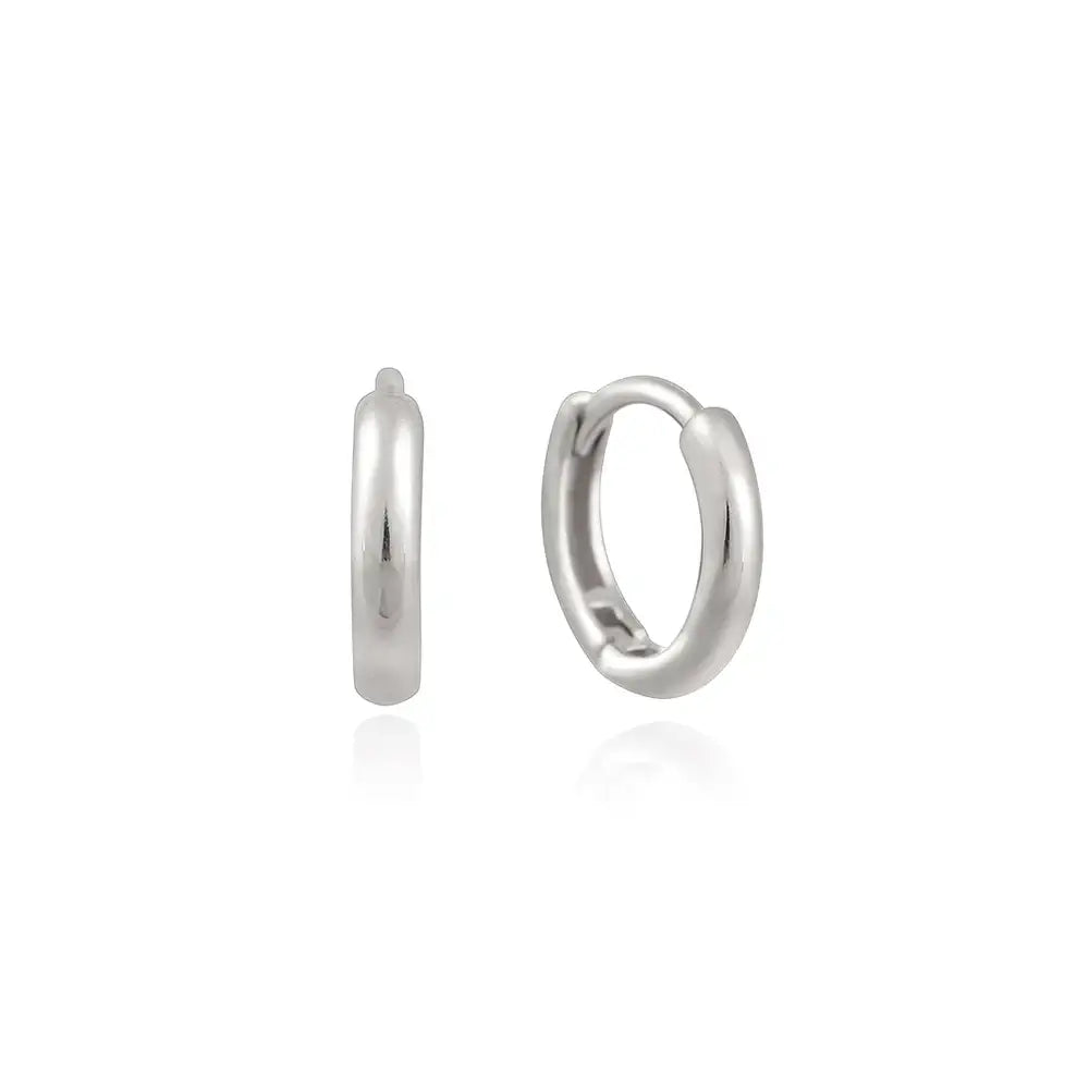 OST - Basic Simple Silver Earrings - OST - Jewelry - Harumio