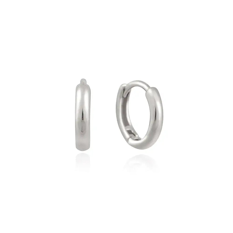 OST - Basic Simple Silver Earrings - OST - Jewelry - Harumio