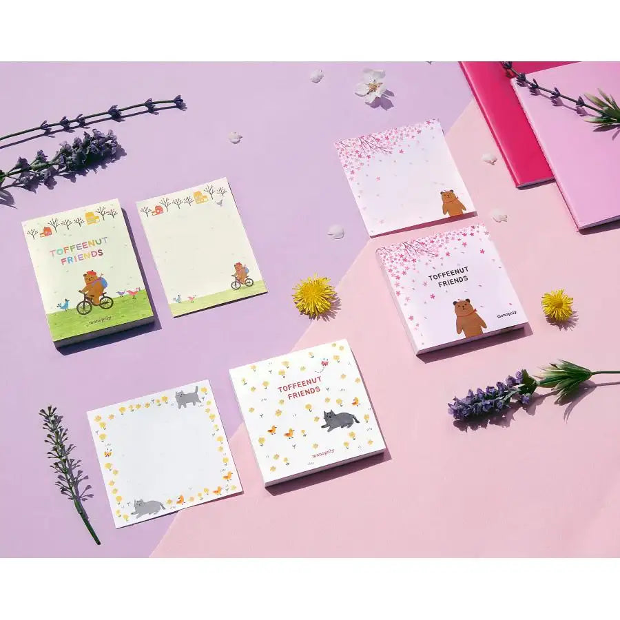 Monopoly - Toffee Nut Memo Pad Square - Monopoly - Notebooks & Notepads - Harumio
