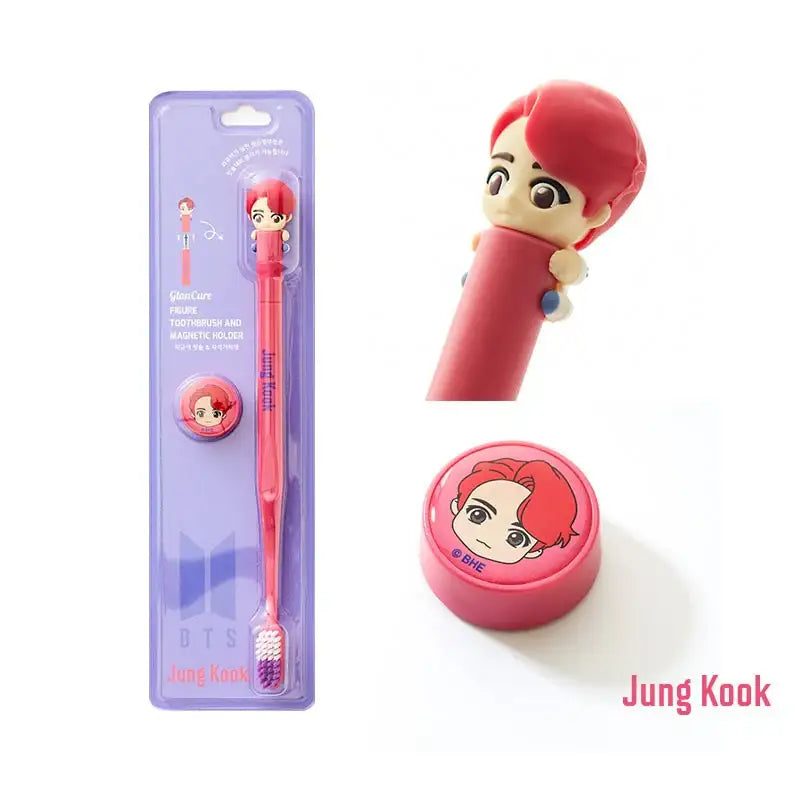 BTS - TinyTan - BTS Character Figure Toothbrush Set - BTS - Home & Living, Accessories - Harumio