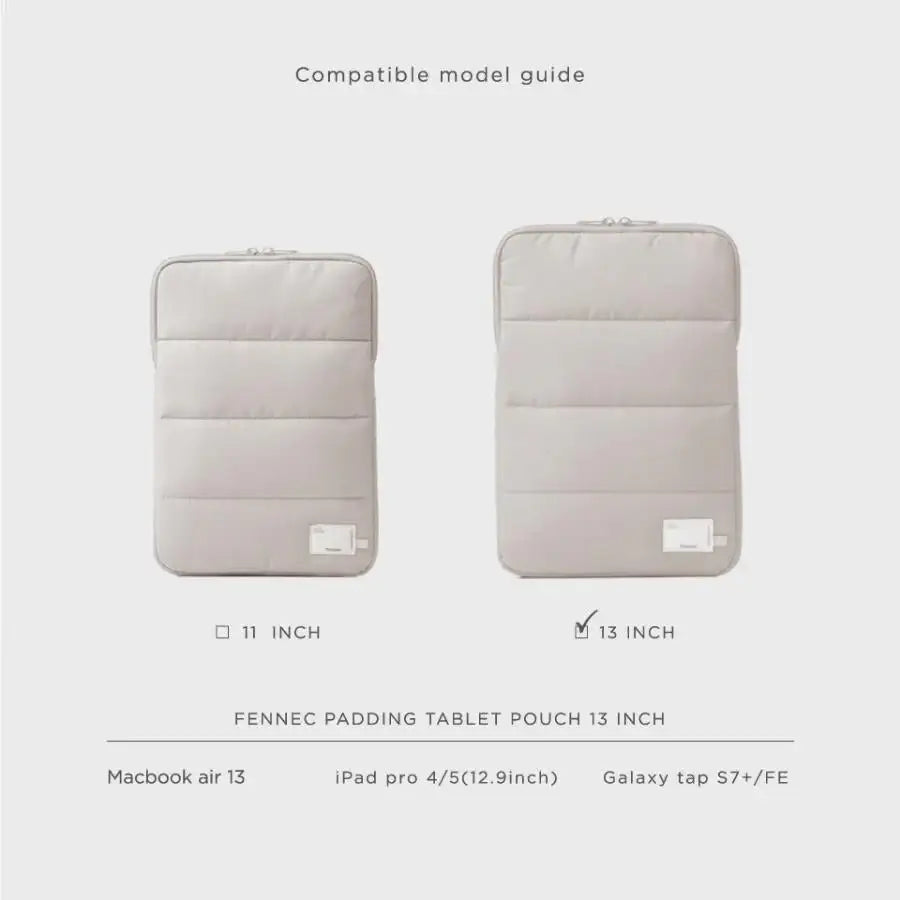 Fennec - Padding Tablet Pouch 21FW - FENNEC - Accesories - Harumio