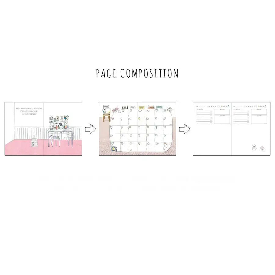 Monopoly - Petit Bijou Diary - Monopoly - Calendars, Organizers & Planners - Harumio