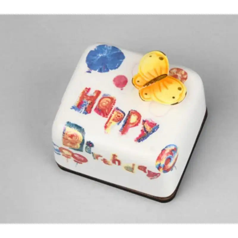 HK Studio - Moony Ceramic Happy Birthday Music Box - HK Studio - Music Box - Harumio