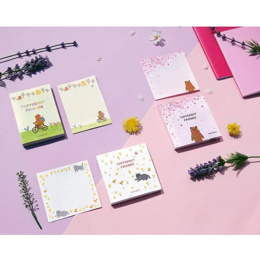 Monopoly - Toffee Nut Memo Paper Letter - Monopoly - Notebooks & Notepads - Harumio