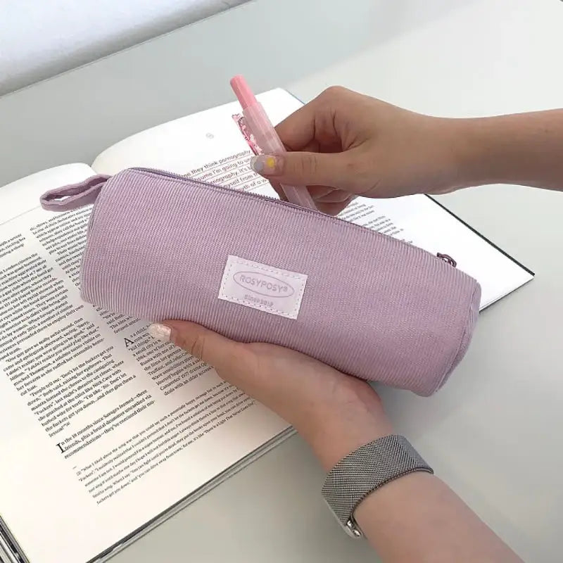 Second Mansion x 10x10 - Simple Corduroy Pen Case - Second Mansion - Pen Case - Harumio