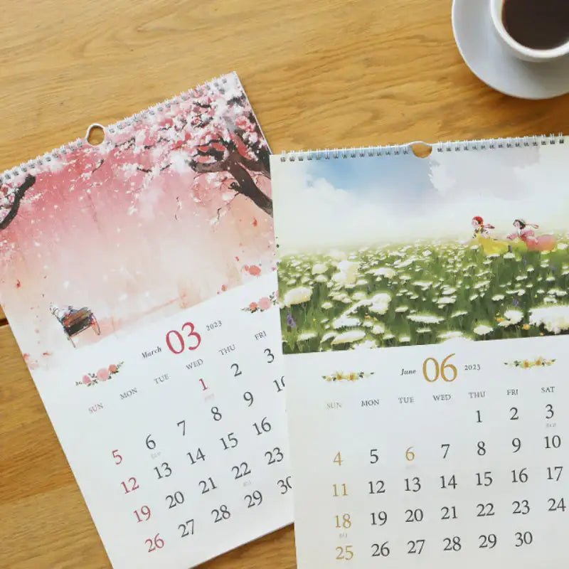 Indigo - 2023 Anne Story Wall Calendar - INDIGO - Calendar - Harumio