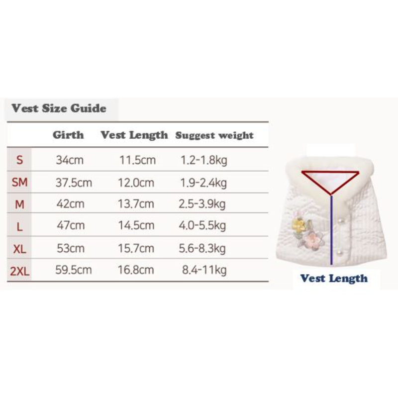 ITSDOG - Pet Narcissus Quilted Vest