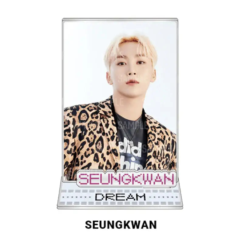 Seventeen - DREAM - Acrylic Photo Card Stand - SEVENTEEN - Acrylic Stand - Harumio