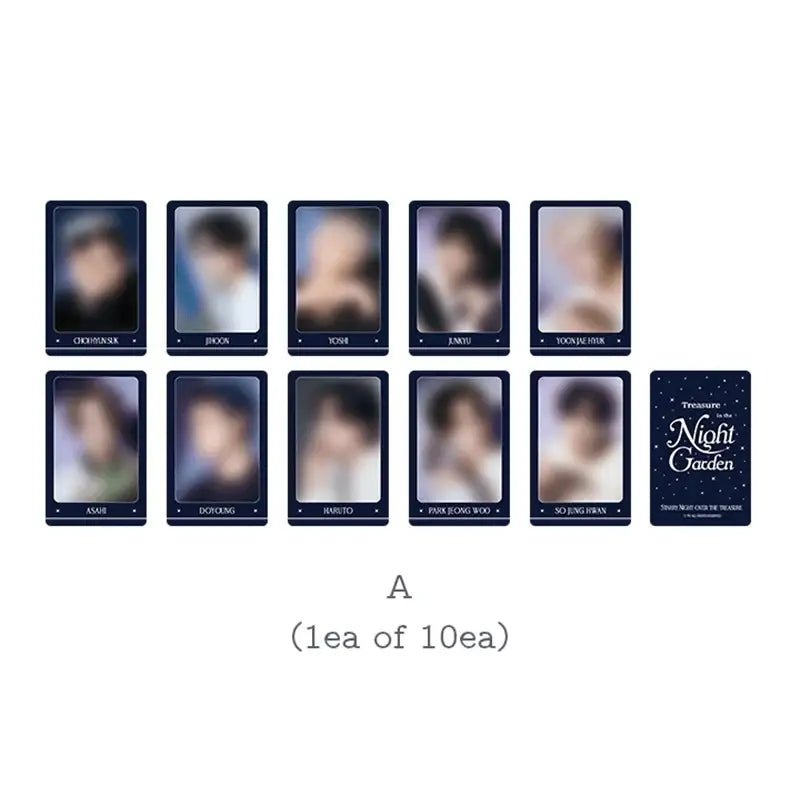 TREASURE - NIGHT GARDEN - Trading Photo Card - TREASURE - Collectible Trading Cards - Harumio