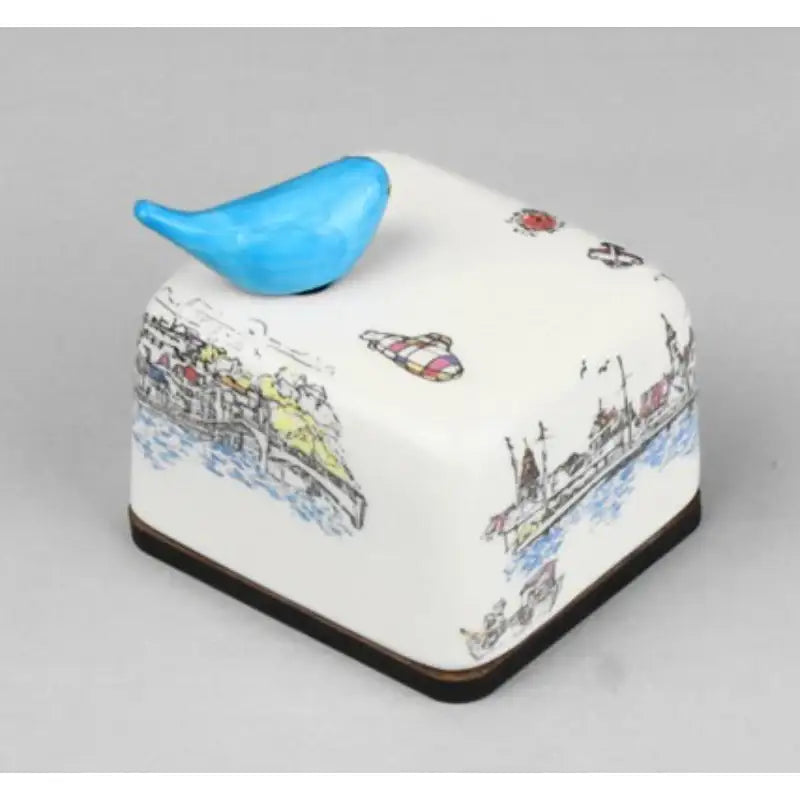 HK Studio - Moony Ceramic Port Musical Paperweight