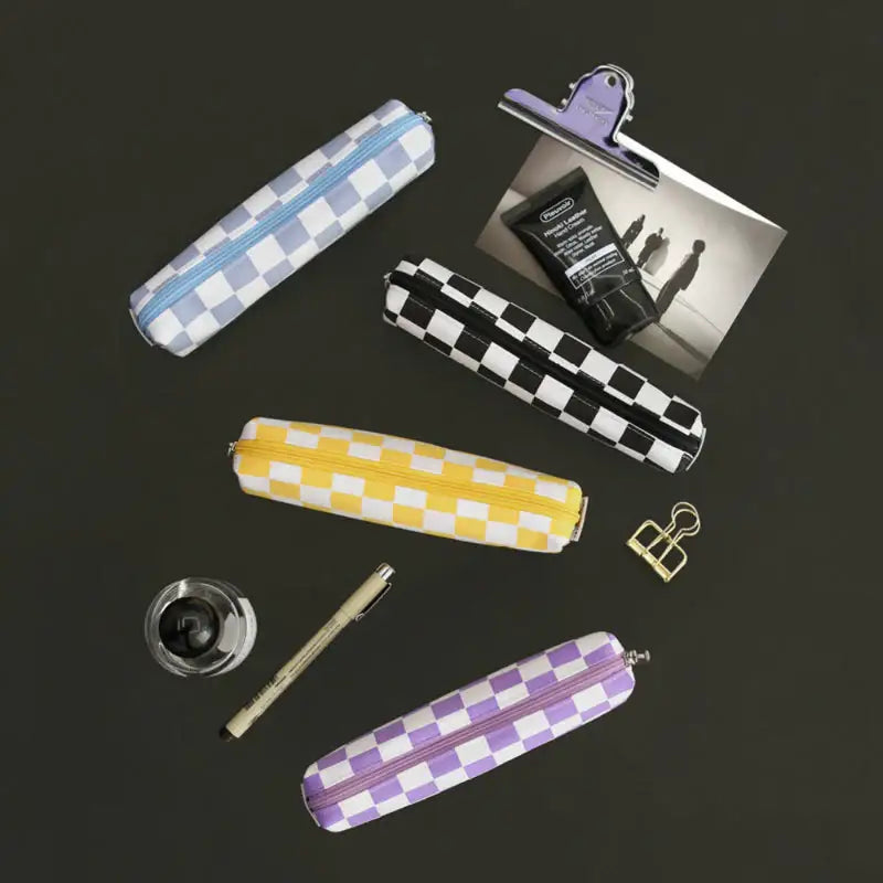 Second Mansion x 10x10 - Checkerboard Pen Case - Second Mansion - Pen Case - Harumio