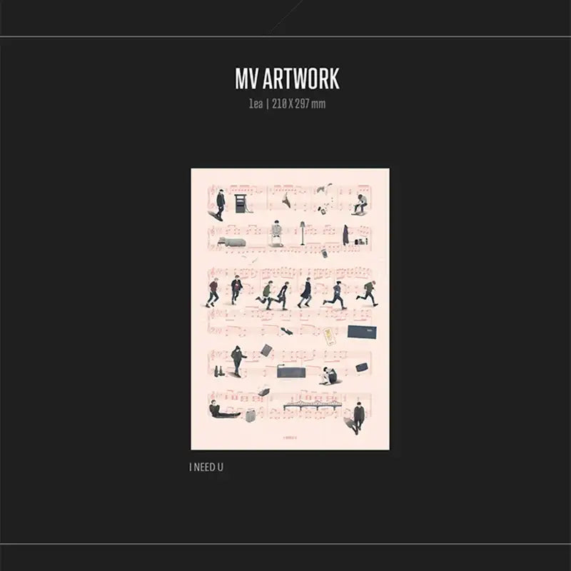 BTS - Piano Sheet Music <BTS Anthology 1,2,3,4> - BTS - Music - Harumio