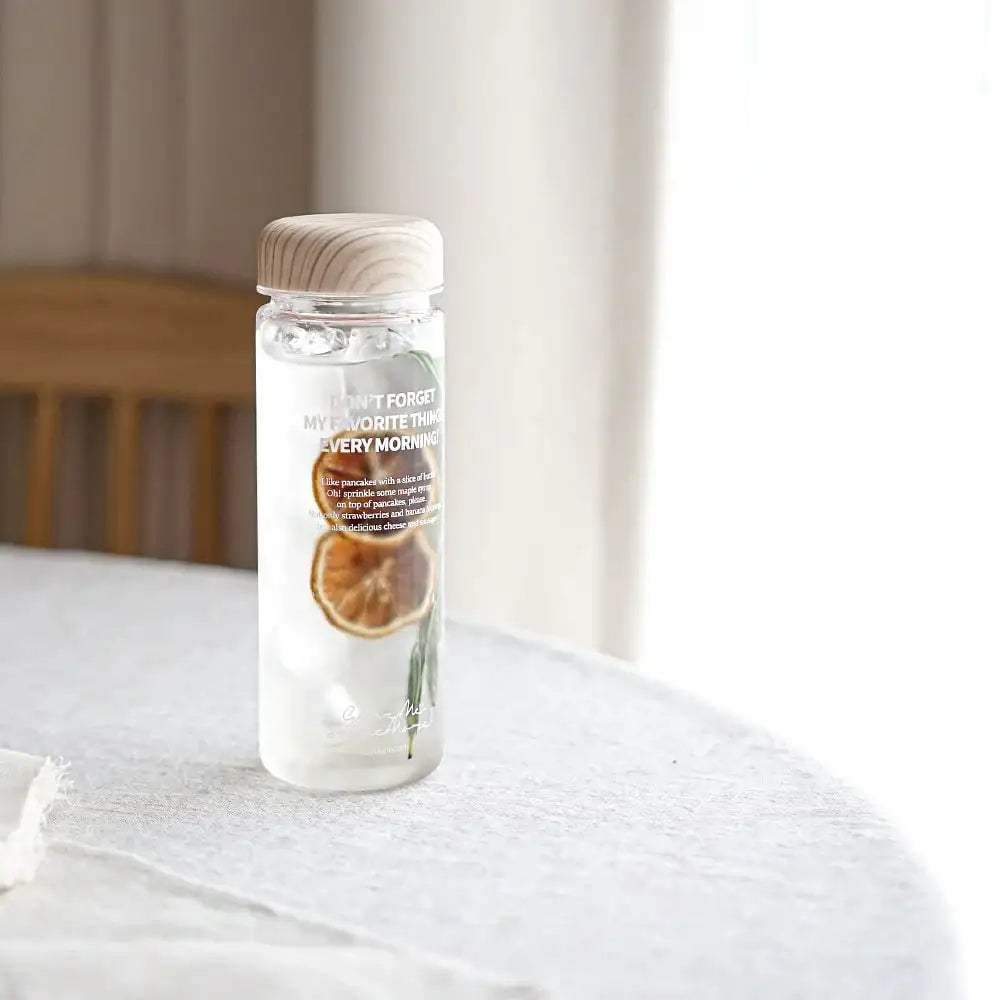 August8th - Every Morning Wood Bottle (500ml) - August8th - Accessories - Harumio
