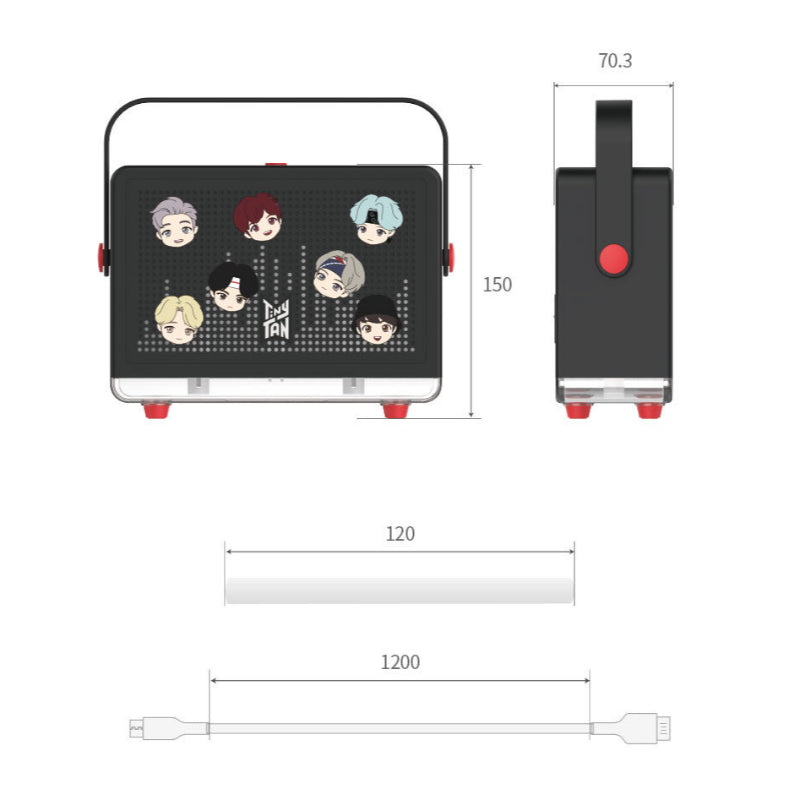 BTS - TinyTAN - Magnetic Radio Dual Humidifier
