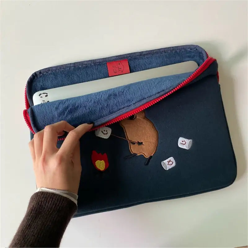 Dinotaeng - S`More Laptop / Ipad Pouch - Dinotaeng - Pouch - Harumio