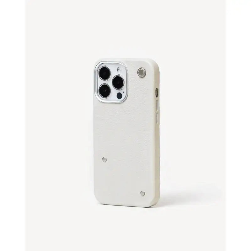 proper belongings - Round Studs Leather Case (iPhone) - proper belongings - Cases - Harumio