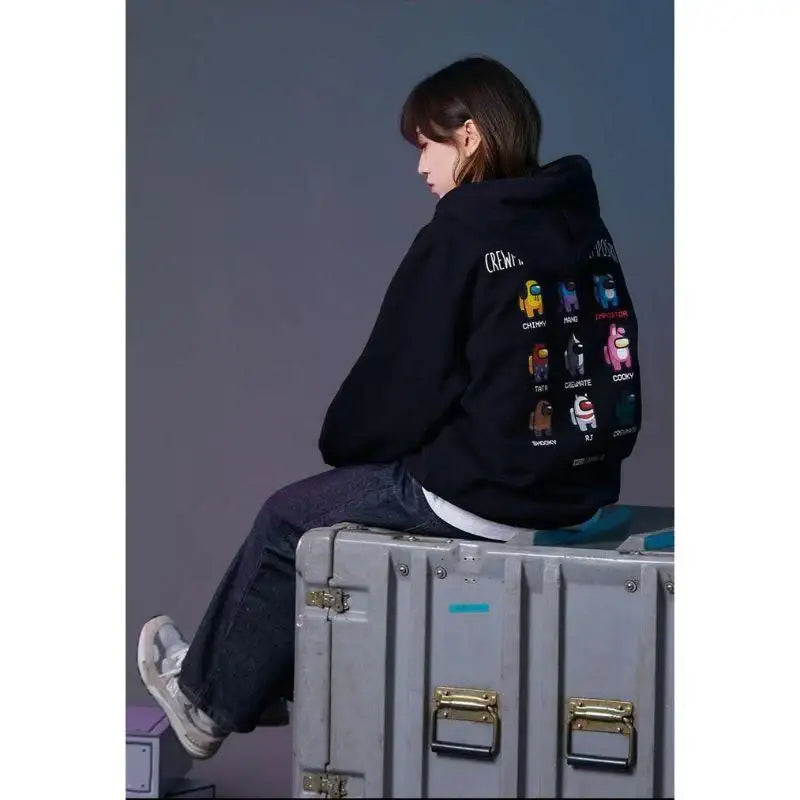 BT21 x AMONG US - Crewmates Hooded Sweatshirt - Limited Edition - LINE FRIENDS - Hooded sweatshirt - Harumio