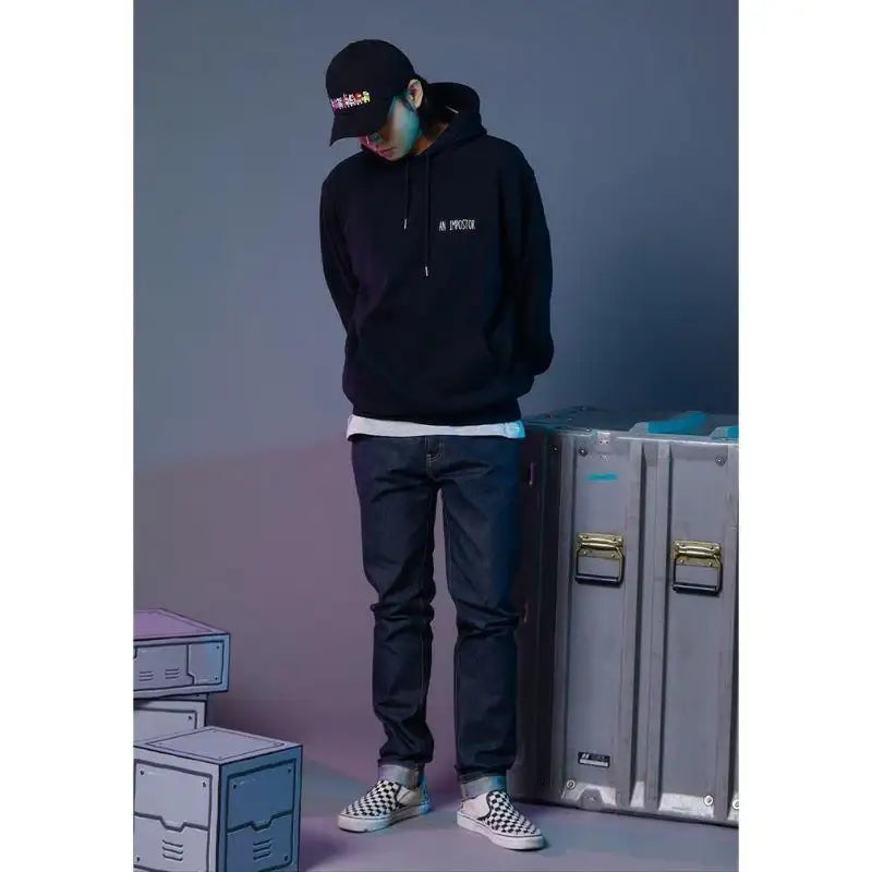 BT21 x AMONG US - Crewmates Hooded Sweatshirt - Limited Edition - LINE FRIENDS - Hooded sweatshirt - Harumio
