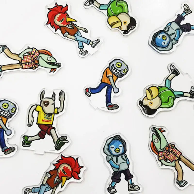 Natural Born Idiots - 'walking Road' Acrylic Stand (Random) - Webtoon Shop - Acrylic Stand - Harumio