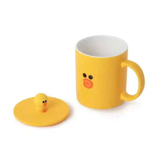 Line Friends - Mug with Cover Set - Line Friends - Accessories - Harumio